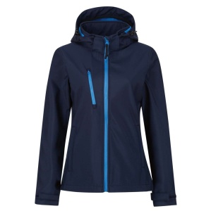 WOMEN'S VENTURER 3 LAYER HOODED PRINTABLE SOFTSHELL JACKET - Img 4