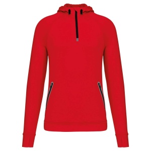 ZIP NECK HOODED SPORTS SWEATSHIRT - Img 3