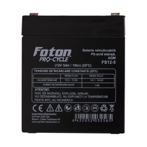 Acumulator backup Foton FS12-5 12V 5Ah - Img 3