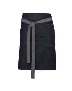 'DIVISION' WAXED LOOK DENIM WAIST APRON - Img 2