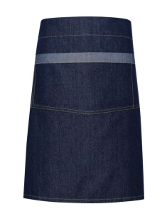 'DOMAIN' CONTRAST DENIM WAIST APRON - Img 2