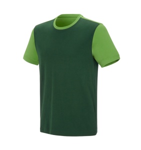 e.s. T-shirt cotton stretch bicolor