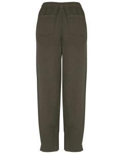 ECO-FRIENDLY LADIES' LINEN WASHED EFFECT TROUSERS - Img 3