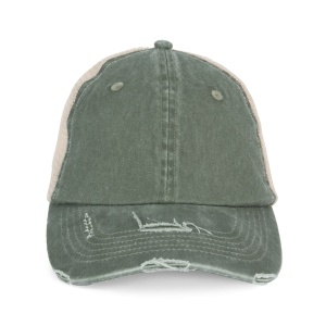 ECO-FRIENDLY UNISEX RIPPED EFFECT TRUCKER CAP - Img 2