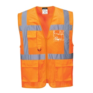 ES1 Essential Vestă Executivă Hi-Vis din Plasă