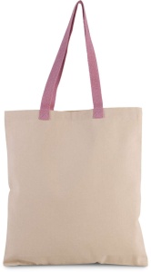 FLAT CANVAS SHOPPER WITH CONTRAST HANDLE - Img 5