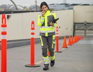 High-vis winter soft. jacket e.s.motion 24/7,lad.