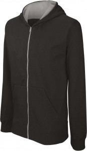 KIDS' FULL ZIP HOODED SWEATSHIRT - Img 1