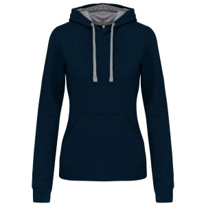 LADIES’ CONTRAST HOODED SWEATSHIRT - Img 2