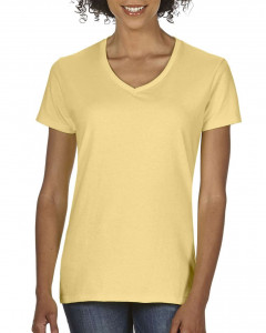 LADIES' MIDWEIGHT V-NECK TEE - Img 1