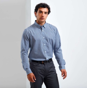 'MAXTON' CHECK MEN'S LONG SLEEVE SHIRT - Img 4