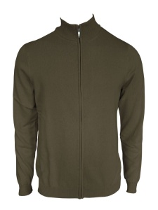 MEN’S FULL ZIP CARDIGAN FINE GAUGE COTTON - Img 6