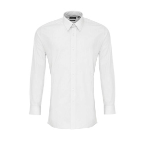 MEN’S LONG SLEEVE FITTED POPLIN SHIRT - Img 2