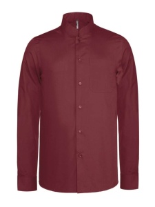 MEN'S LONG-SLEEVED MANDARIN COLLAR SHIRT - Img 2