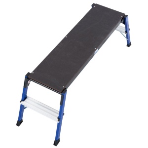 Scara tip platforma, 2 trepte, lungime platforma 1m, inaltime de lucru 2.45m, MONTO StepTop - Img 7