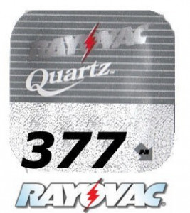 Set 10 Baterii ceas Rayovac 377 (AG4) cu oxid Argint - Img 3