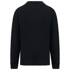 UNISEX WASHED EFFECT OVERSIZE ROUND NECK SWEATSHIRT - Img 6