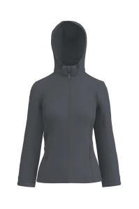 WOMEN’S 3-LAYER DETACHABLE HOODED SOFTSHELL JACKET - Img 7