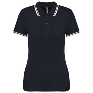 LADIE'S SHORT-SLEEVED POLOSHIRT WITH CONTRASTING PIPING - Img 4