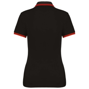 LADIE'S SHORT-SLEEVED POLOSHIRT WITH CONTRASTING PIPING - Img 12