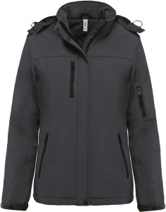 LADIES’ HOODED SOFTSHELL LINED PARKA - Img 5