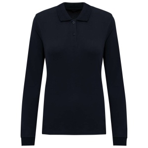 LADIES’ ORGANIC 180 PIQUÉ POLO SHIRT LONG SLEEVES - Img 3