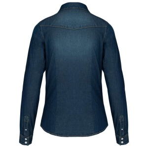 LADIES' LONG-SLEEVED DENIM SHIRT - Img 3