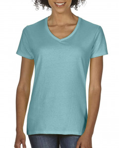 LADIES' MIDWEIGHT V-NECK TEE - Img 2