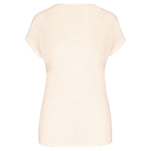 LADIES' V-NECK LINEN T-SHIRT - Img 6