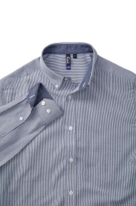 MEN’S COTTON RICH OXFORD STRIPES SHIRT - Img 2