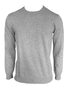 MEN’S CREW NECK FINE GAUGE COTTON PULLOVER - Img 4