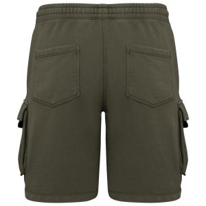 MEN’S FRENCH TERRY WASHED EFFECT CARGO SHORTS - Img 4