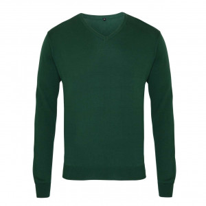 MEN'S KNITTED V-NECK SWEATER - Img 7