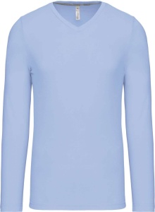 MEN'S LONG-SLEEVED V-NECK T-SHIRT