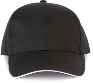 OEKOTEX CERTIFIED 6 PANELS CAP WITH SANDWICH PEAK - Img 2