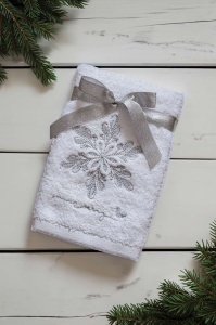 OLIMA CHRISTMAS TOWEL - SNOWFLAKE - Img 2