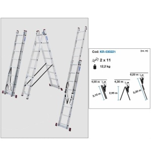SCARA CORDA MULTIFUNCTIONALA 2X8 TREPTE - Img 9