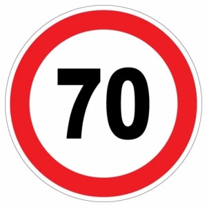 Sticker autocolant Limitare viteza - Img 4