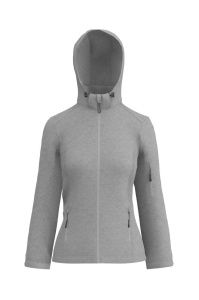 WOMEN’S 3-LAYER DETACHABLE HOODED SOFTSHELL JACKET - Img 13