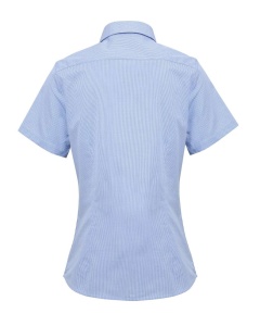 WOMEN'S SHORT SLEEVE GINGHAM MICROCHECK SHIRT - Img 11