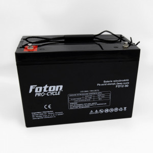 Acumulator AGM VRLA Foton FD12-90 12V 90Ah - Img 2