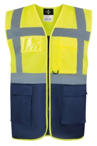 COMFORT EXECUTIVE SAFETY VEST \"HAMBURG\" - MULTIFUNCTIONAL WITH POCKETS - Img 14
