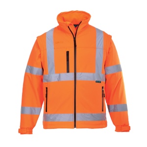 ES1 Essential Jachetă Softshell Hi-Vis (2L)