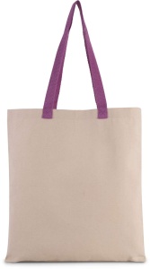 FLAT CANVAS SHOPPER WITH CONTRAST HANDLE - Img 9