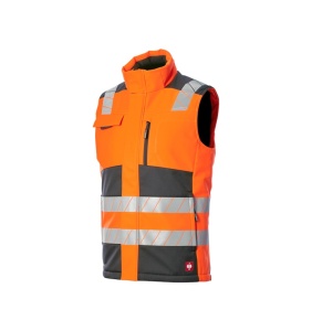 High-vis winter softsh. bodywarmer e.s.motion 24/7