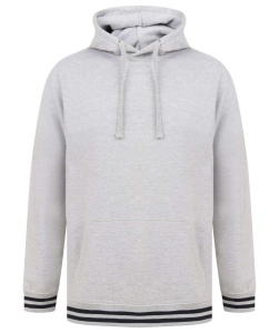 HOODIE WITH STRIPED CUFFS - Img 2