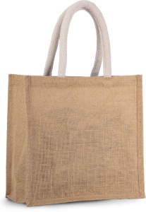 JUTE CANVAS TOTE - MEDIUM - Img 4