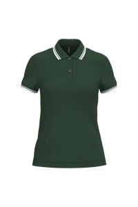 LADIE'S SHORT-SLEEVED POLOSHIRT WITH CONTRASTING PIPING - Img 9