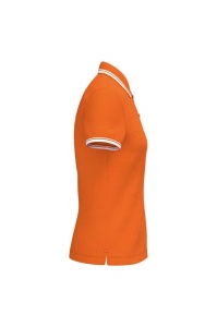 LADIE'S SHORT-SLEEVED POLOSHIRT WITH CONTRASTING PIPING - Img 38