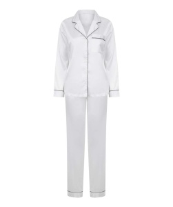LADIES SATIN LONG PYJAMAS - Img 2